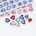 DZ 3025 6*6.6mm 5*5.5 heart shape crystal fancy stone for nail art DZ 3025 6*6.6mm 5*5.5 heart shape crystal fancy stone for nail art